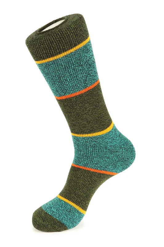Women's anti - blister running socks with cushioning​Bridge Stripe