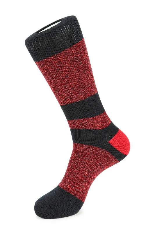 Women's lace - trimmed nylon ankle socks​Desert Stripe