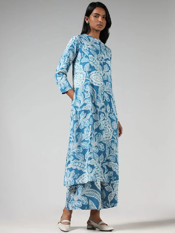 Women's velvet party pants Embellished women jeans with studs or rhinestones for a glamorous touch Utsa Blue Floral Printed Buttondown Kurta Women's velvet party pants Embellished women jeans with studs or rhinestones for a glamorous touch Utsa Blue Floral Printed Buttondown Kurta