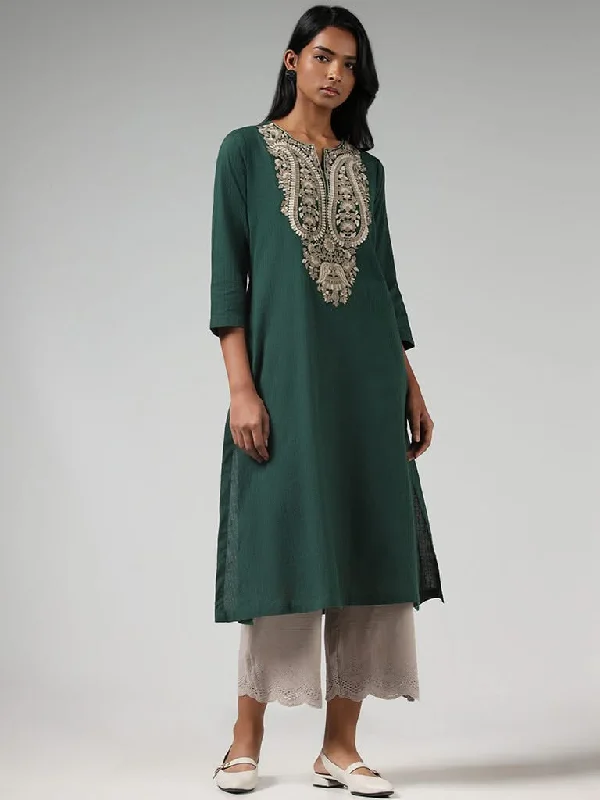 Women's denim shorts - style pants Light - wash women jeans for a fresh and summery appearance Utsa Green Embroidered Kurta Women's denim shorts - style pants Light - wash women jeans for a fresh and summery appearance Utsa Green Embroidered Kurta