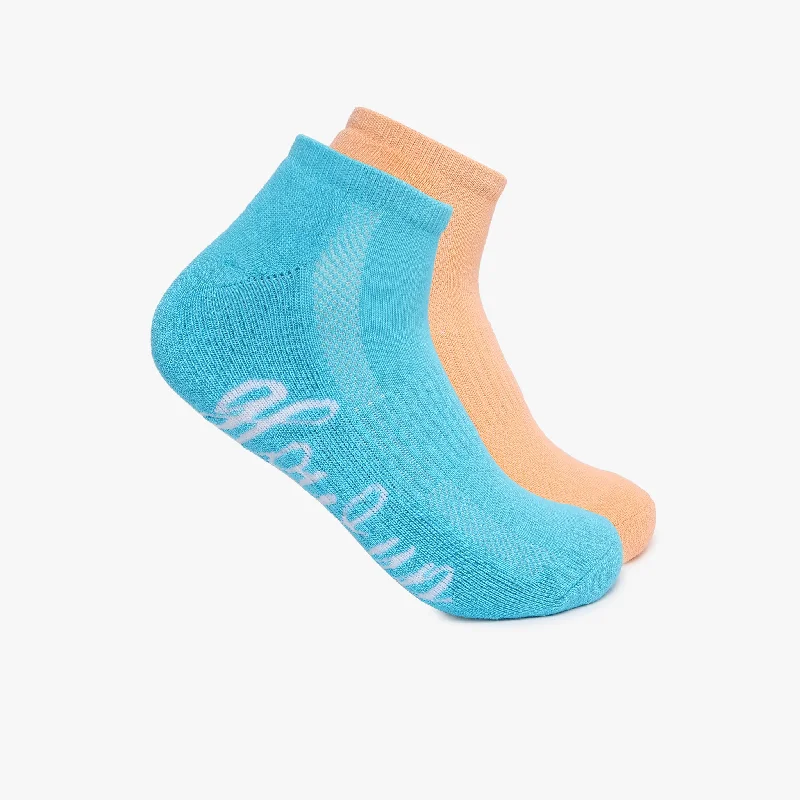 Womens Cotton Ankle Length Socks (Pack of 2)