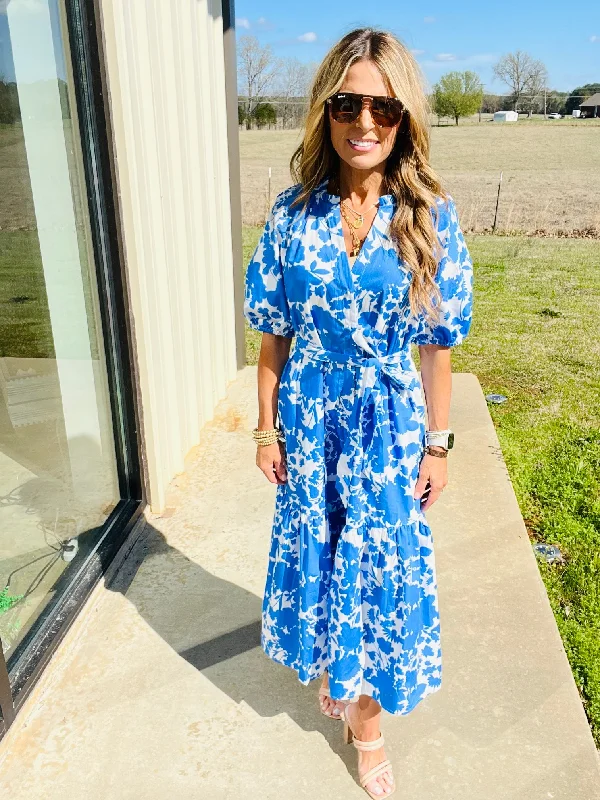 SUMMER TIME BLUES DRESS