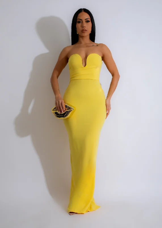 Your Fantasy Maxi Dress Yellow