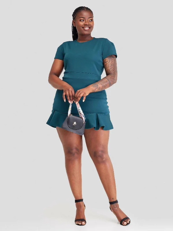 Jem Africa Kamene Mini Dress - Teal