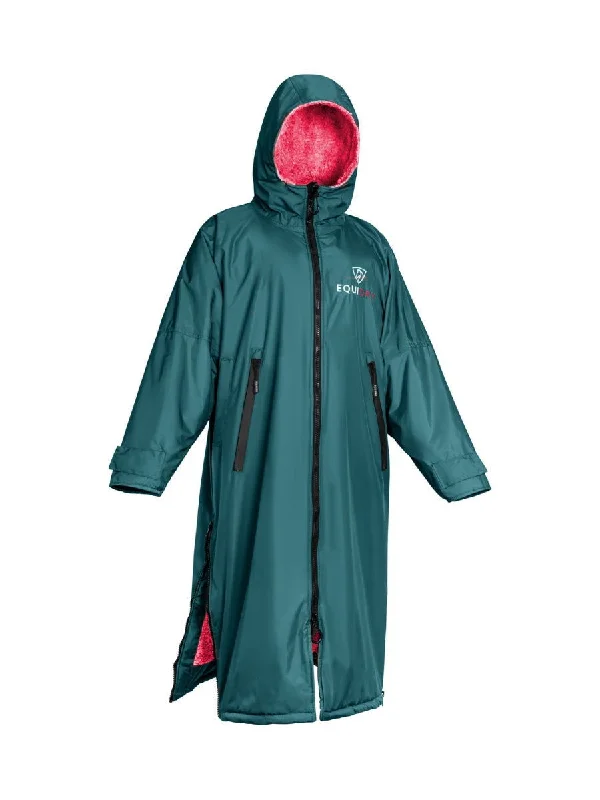 Checkered women's wool coats in a classic pattern for a timeless styleEQUIDRY | All Rounder Original Women's | Teal/Peacock Pink Checkered women's wool coats in a classic pattern for a timeless styleEQUIDRY | All Rounder Original Women's | Teal/Peacock Pink