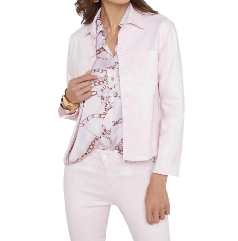 Oversized women's wool coats in a monochromatic look for a trendy outfitJanelle Slim Raw Jacket In Lilac Snow/white Coated Oversized women's wool coats in a monochromatic look for a trendy outfitJanelle Slim Raw Jacket In Lilac Snow/white Coated