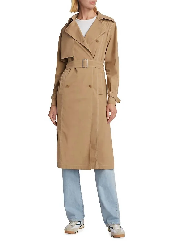 Petite women's wool blend coats with a tailored fit for a flattering silhouetteLast Night Trench Coat In Camel Petite women's wool blend coats with a tailored fit for a flattering silhouetteLast Night Trench Coat In Camel