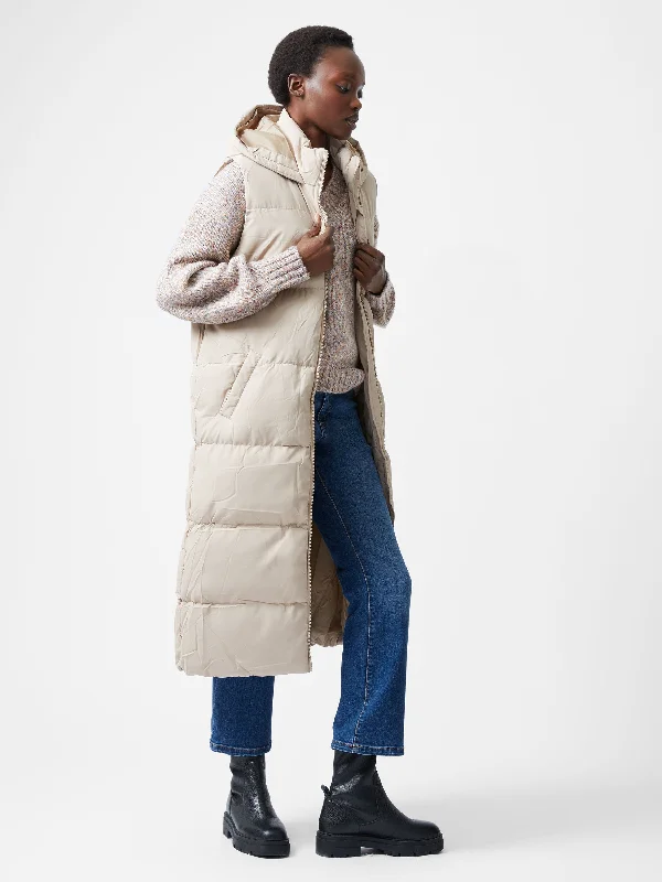 Oversized women's wool coats in a monochromatic look for a trendy outfitRow Long Gilet Oversized women's wool coats in a monochromatic look for a trendy outfitRow Long Gilet