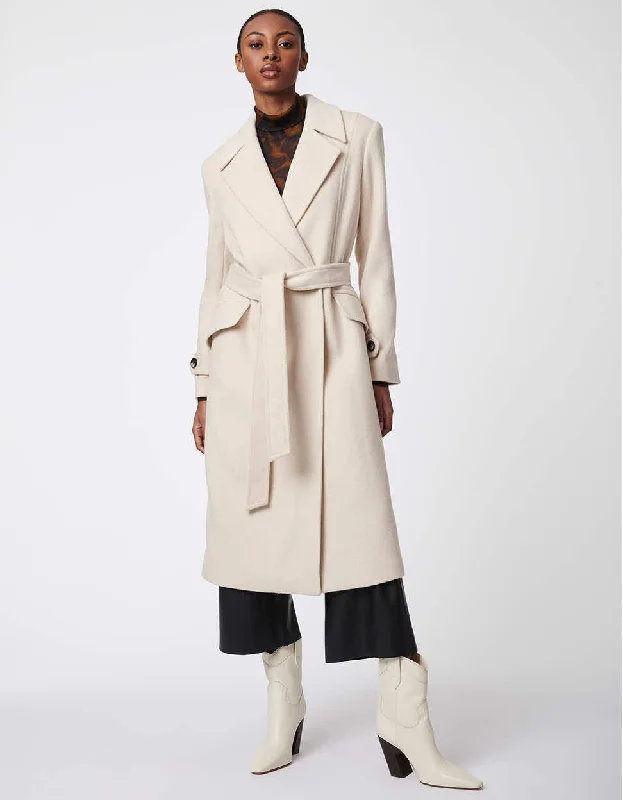 Women's reversible down coats with two - tone designs for versatile stylingSignature Belted Wool Coat Women's reversible down coats with two - tone designs for versatile stylingSignature Belted Wool Coat