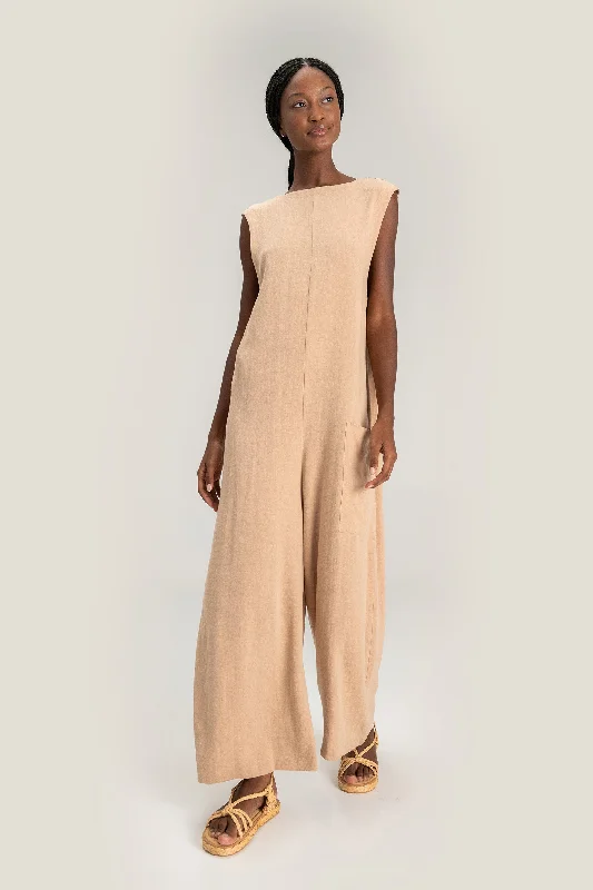 Women's longline double - breasted camel coats for a sophisticated lookStone Multifunctional Jumpsuit Women's longline double - breasted camel coats for a sophisticated lookStone Multifunctional Jumpsuit