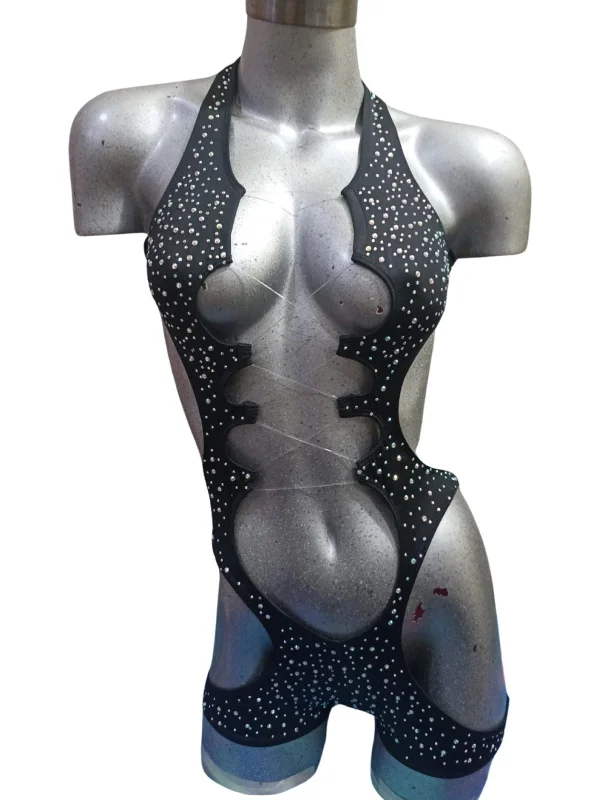 High - waisted thong shapewear for tummy and hip control​1N Body Emilia with Stones