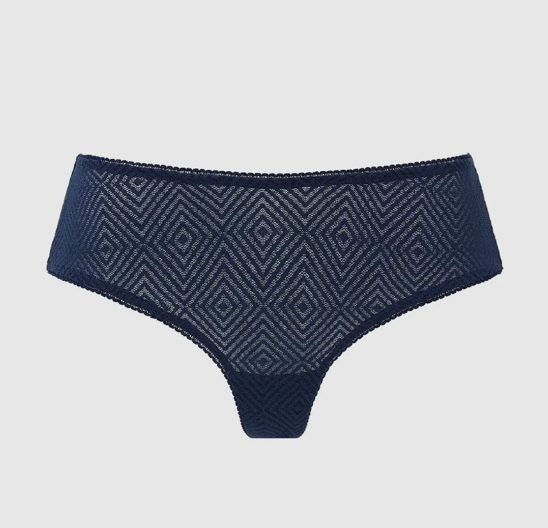 Aztec lace hipster [Navy]