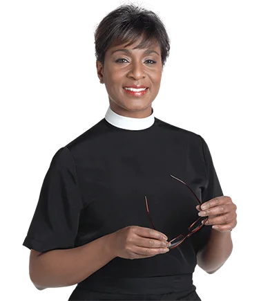 women robes with a geometric print for a trendy lookClergy Shell Blouse