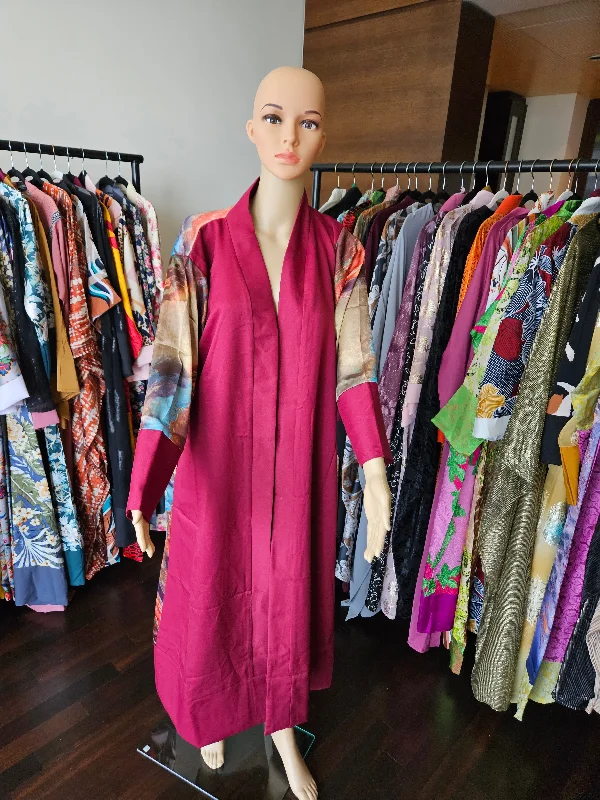 soft cotton women robes for comfortJordyn burgundy robe