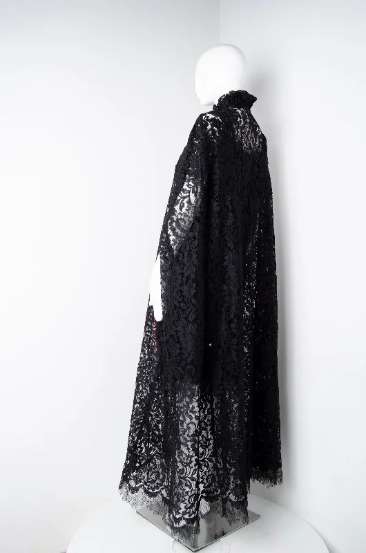 women robes for after - bath relaxationLace Cape