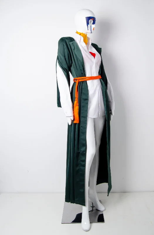 solid - colored women robes in trendy huesLong Green Abaya