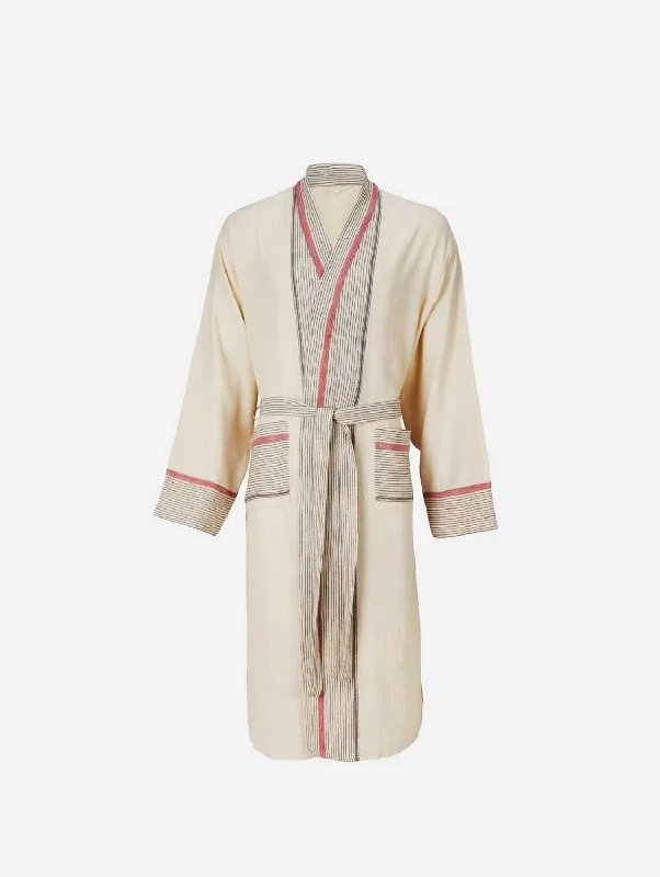 short - length women robes for a more casual lookMete Vegan Lounge Gown | Cream