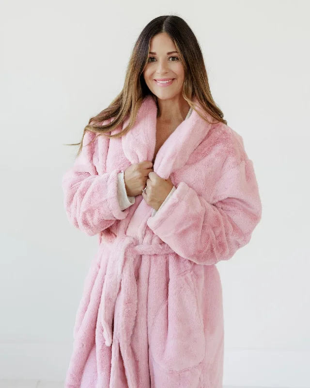long - length women robes for full coverageBlush Robe