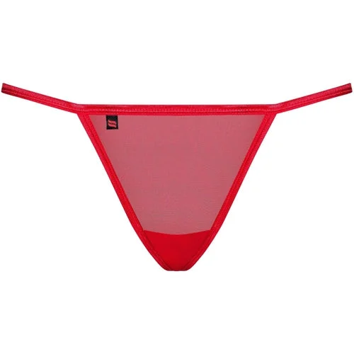 High - waisted thong shapewear for tummy and hip controlObsessive - Giftella Thong Red L/XL High - waisted thong shapewear for tummy and hip controlObsessive - Giftella Thong Red L/XL