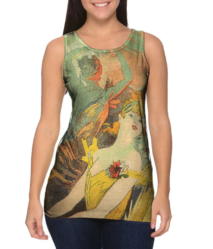 Plus Size Women's Glitter - Trimmed Tank Tops for Party NightsDanseur Colore de Nouveau (Colorful Dancer) Plus Size Women's Glitter - Trimmed Tank Tops for Party NightsDanseur Colore de Nouveau (Colorful Dancer)