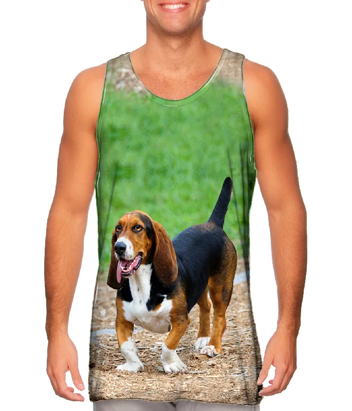 High - Neck Women's Silk Blend Tank Tops for a Luxurious FeelDachshund Trackstar