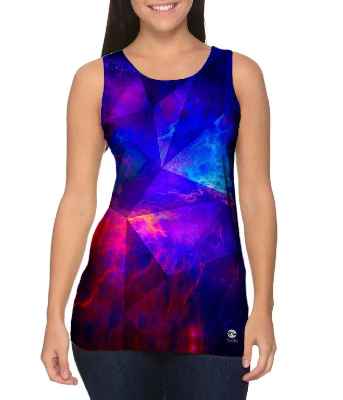 Women's Cropped Tank Tops with Vintage Band LogosDance With Me Triangles
