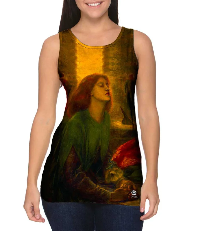V - Neck Women's Moisture - Wicking Tank Tops for RunningDante Gabriel Rossetti - "Beata Beatrix" (1864) V - Neck Women's Moisture - Wicking Tank Tops for RunningDante Gabriel Rossetti - "Beata Beatrix" (1864)
