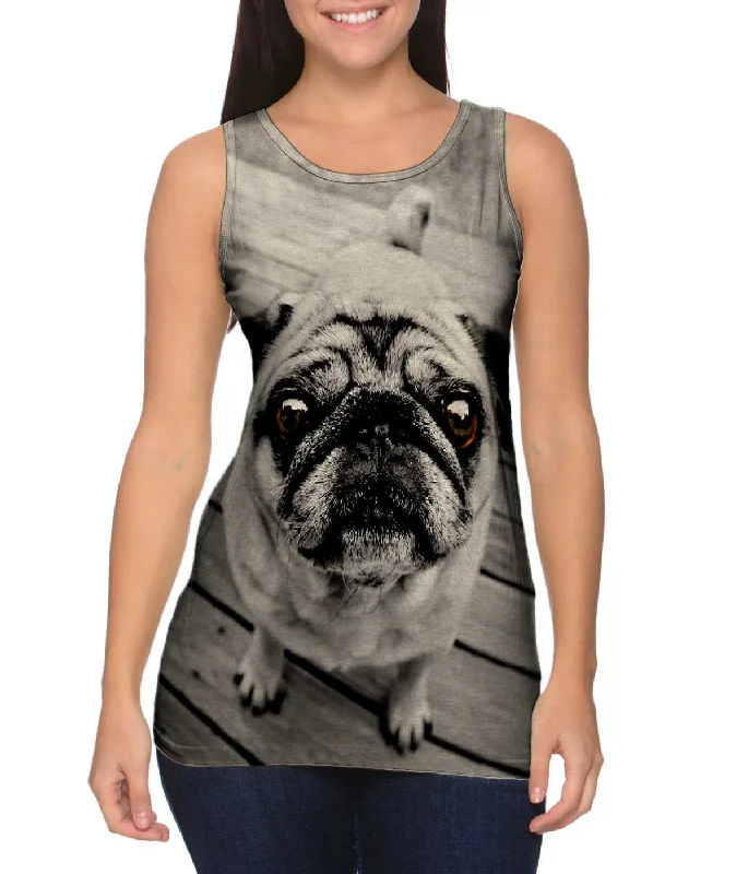 Halter Neck Women's Modal Blend Tank Tops for ComfortDeck Pug