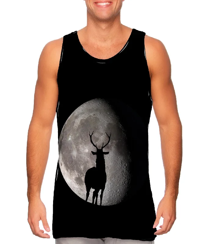 Women's Spaghetti Strap Tank Tops with Geometric PatternsDeer Moon