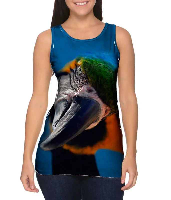 Crew Neck Women's Sustainable Tank Tops Made from Recycled MaterialsDeer Sky