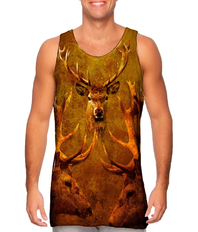 High - Neck Women's Silk Blend Tank Tops for a Luxurious FeelDeer Trio